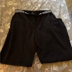 NWT HOLLISTER sweats with foldover checkered waistband